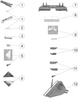 Pièces détachées pour Balai manuel articulé plastique