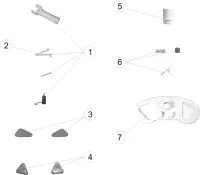 Pièces détachées pour Balai manuel oval clip plastique