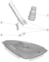 Pièces détachées pour Balai manuel triangulaire SHARK