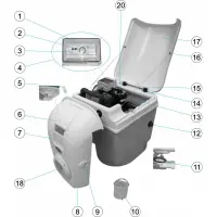 Pièces détachées pour Bloc filtrant MINI-COMBO avec projecteur