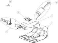 Pièces détachées pour Bloc moteur robot ZODIAC VORTEX