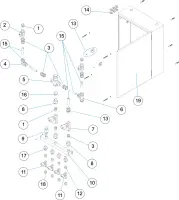 Pièces détachées pour Boîtier hydraulique 4 sorties
