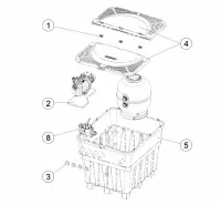 Pièces détachées pour Local technique enterré KEOPS avec filtre ASTER 600