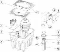 Pièces détachées pour Local technique enterré KEOPS avec filtre CANTABRIC 600