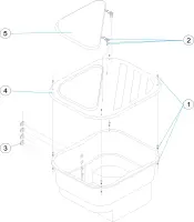 Pièces détachées pour Boîtier LLIERCA 500, 600