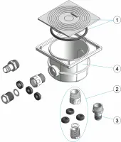 Pièces détachées pour Boite de connexion avec raccord