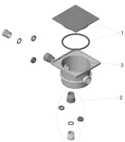 Pièces détachées pour Boite de connexion carrée