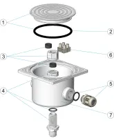 Pièces détachées pour Boite de connexion couleur