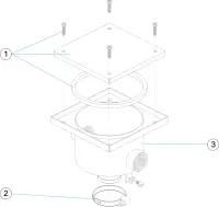 Pièces détachées pour Boite de connexion inox standard