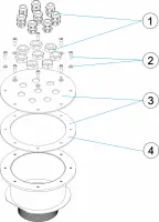 Pièces détachées pour Boitier de connexion 8 arrivées