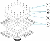 Pièces détachées pour Boitier de connexion carrée