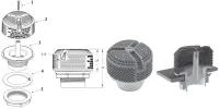 Pièces détachées pour Bonde d'aspiration ULTRA HI-FLO