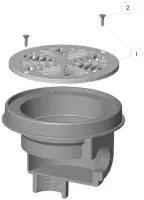 Pièces détachées pour Bonde de fond béton HYDROSWIM