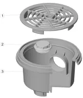 Pièces détachées pour Bonde de fond BETON