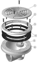 Pièces détachées pour Bonde de Fond Grille Liner