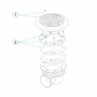 Pièces détachées pour Bonde de fond MINI PRÉFABRIQUÉ