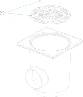 Pièces détachées pour Bonde de fond polyester