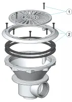 Pièces détachées pour Bonde de fond PRÉFABRIQUÉ Ø 210
