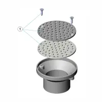 Pièces détachées pour Bonde de fond réglable BETON