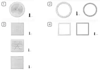Pièces détachées pour Bonde de fond ronde et carrée