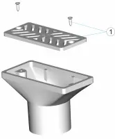 Pièces détachées pour Bouche d'aspiration latérale BETON