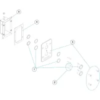 Pièces détachées pour Bouton poussoir DOUBLER étanche