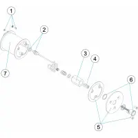 Pièces détachées pour Bouton poussoir WELLNESS étanche