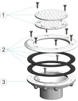 Pièces détachées pour Buse de fond d'air