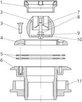 Pièces détachées pour Buse de Refoulement 1'1-2 - 2' Liner - Préfa.