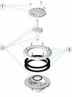 Pièces détachées pour Buse de refoulement de fond USA LINER