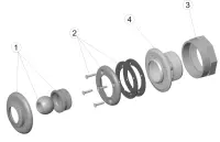 Pièces détachées pour Buse de refoulement encoller et visser PRÉFABRIQUÉ/LINER