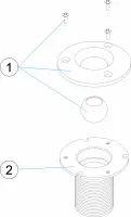 Pièces détachées pour Buse de refoulement inox L. 35,50,70 mm