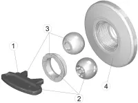 Pièces détachées pour Buse de refoulement interchangeable 2 rotules