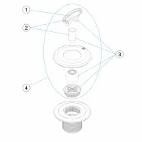 Pièces détachées pour Buse de refoulement MULTIFLOW à grille