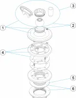 Pièces détachées pour Buse de refoulement MULTIFLOW PRÉFABRIQUÉ/LINER