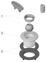 Pièces détachées pour Buse de refoulement MULTIFLOW à visser