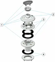Pièces détachées pour Buse de refoulement NORM LINER