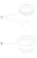 Pièces détachées pour Buse de refoulement orientable 1 1/2"