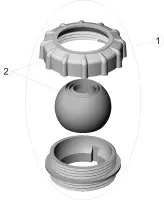 Pièces détachées pour Buse MULTIFLOW avec rotule
