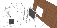 Pièces détachées pour Capot solaire de module de banc ZEN'IT