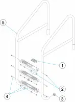 Pièces détachées pour Échelle avec tube