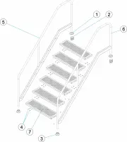 Pièces détachées pour Échelle incliné ACCES FACILE