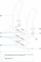 Pièces détachées pour Échelle mixte 2-3-4-5 marches aisi-316