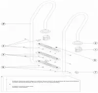 Pièces détachées pour Échelle mixte 2-3-4-5 marches INOX aisi-304
