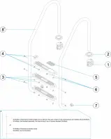 Pièces détachées pour Échelle standard 2-3-4-5 marches aisi-316