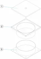 Pièces détachées pour Couvercle de skimmer A-200
