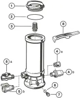 Pièces détachées pour Distributeur de Chlore/Brome Grande Capacité