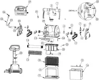 Pièces détachées pour Robot Dolphin 3001