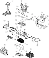 Pièces détachées pour Robot Dolphin MASTER M4