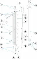 Pièces détachées pour Douche solaire PUU 30L